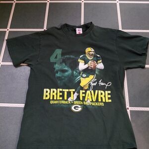 Brett Favre Green Bay Packers Graphic Tee - Green & Yellow